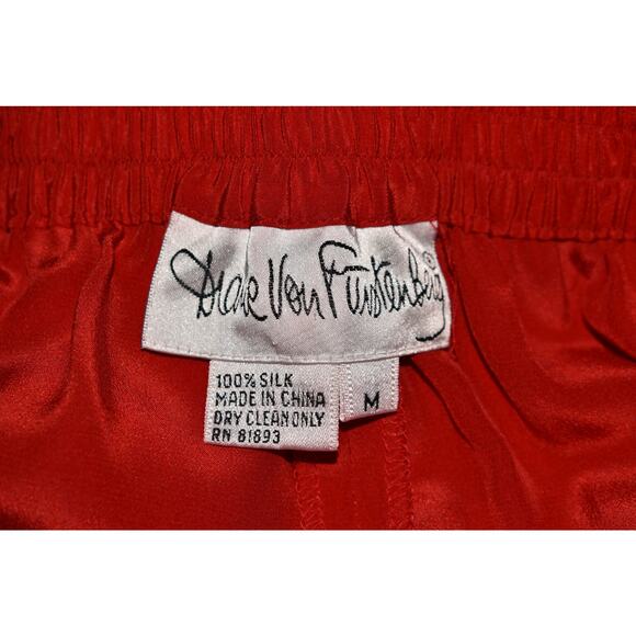 Diane Von Furstenberg Red Ankle Pants - Picture 3 of 3